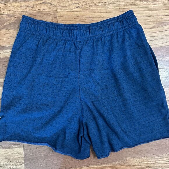 Under Armour Men's Rival Terry 6” Loose Fit Shorts, Royal Blue, Pull On, Large - Picture 9 of 12